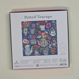 Potted Teacups 500 Piece Jigsaw Puzzle Potted Teacups 500 Piece Jigsaw Puzzle