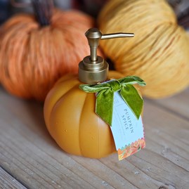 Pumpkin Spice Glass Pumpkin Bottle Hand Wash Pumpkin Spice Glass Pumpkin Bottle Hand Wash