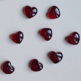 Red Glass Heart Red Glass Heart