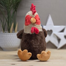 Rio The Plush Sitting Rooster Soft Toy
