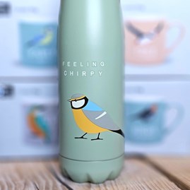 RSPB Metal Water Bottle 500ml - Blue Tit RSPB Metal Water Bottle 500ml - Blue Tit