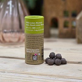 Salad Seed Balls in a Tube - Wild Rocket Salad Seed Balls in a Tube - Wild Rocket