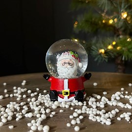 Santa Mini Snow Globe Christmas Decoration