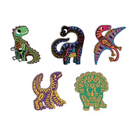 Scratch Art Dinosaur Cut Outs Scratch Art Dinosaur Cut Outs
