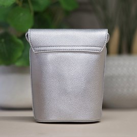 Small Cross Body Bag in Silver Small Cross Body Bag in Silver