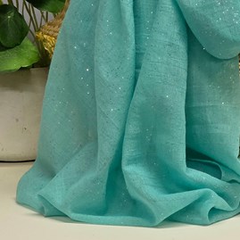 Sparkle Scarf in Aqua
