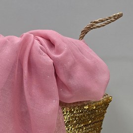Sparkle Scarf in Ballet Pink