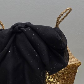 Sparkle Scarf in Black