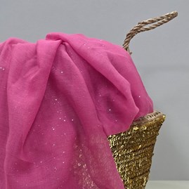 Sparkle Scarf in Light Pink