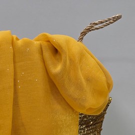 Sparkle Scarf in Mustard Yellow