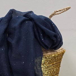 Sparkle Scarf in Navy Blue Sparkle Scarf in Navy Blue