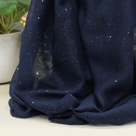 Sparkle Scarf in Navy Blue