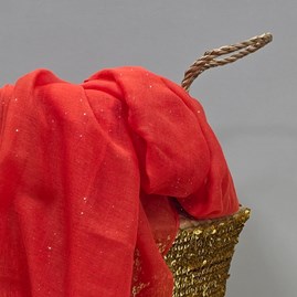 Sparkle Scarf in Orange