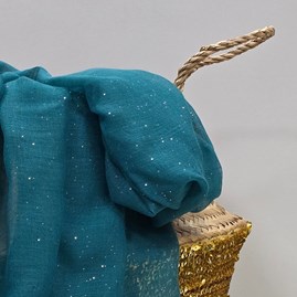Sparkle Scarf in Teal