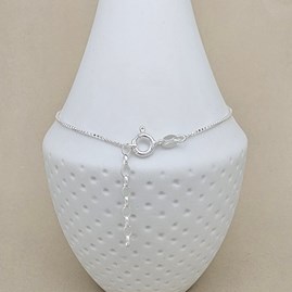 Sterling Silver Anklet With Butterfly Charm Sterling Silver Anklet With Butterfly Charm