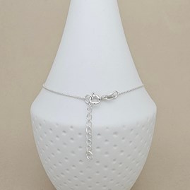 Sterling Silver Anklet With Three Star Charms Sterling Silver Anklet With Three Star Charms