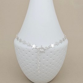 Sterling Silver Star Anklet Sterling Silver Star Anklet