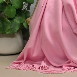 Super Soft Plain Pashmina Style Scarf in Baby Pink Super Soft Plain Pashmina Style Scarf in Baby Pink