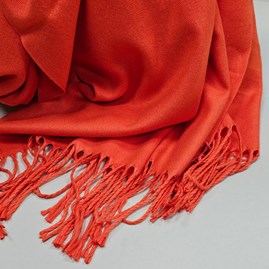 Super Soft Plain Pashmina Style Scarf in Bright Orange Super Soft Plain Pashmina Style Scarf in Bright Orange
