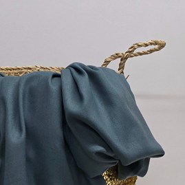 Super Soft Plain Pashmina Style Scarf in China Blue