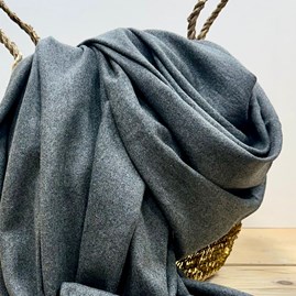 Super Soft Plain Pashmina Style Scarf in Granite Grey