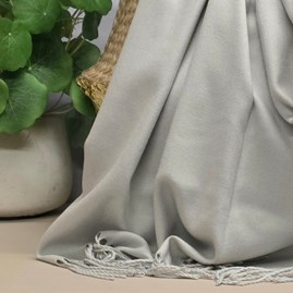 Super Soft Plain Pashmina Style Scarf in Light Grey Super Soft Plain Pashmina Style Scarf in Light Grey