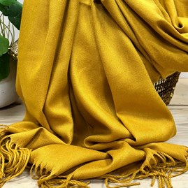 Super Soft Plain Pashmina Style Scarf in Mustard Super Soft Plain Pashmina Style Scarf in Mustard