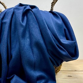 Super Soft Plain Pashmina Style Scarf in Navy Blue