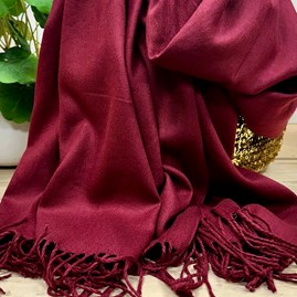 Super Soft Plain Pashmina Style Scarf in Plum Purple Super Soft Plain Pashmina Style Scarf in Plum Purple