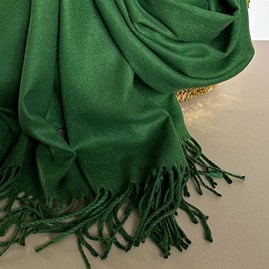 Super Soft Plain Pashmina Style Scarf in Forest Green Super Soft Plain Pashmina Style Scarf in Forest Green