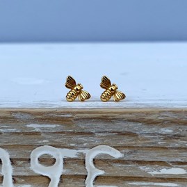 Mini Bee Stud Earrings