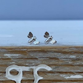 Mini Bee Stud Earrings