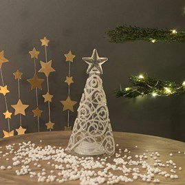 Light Up Glass Christmas Tree Hanging Decoration Light Up Glass Christmas Tree Hanging Decoration