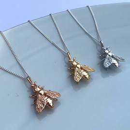 Personalised Honey Bee Necklace Personalised Honey Bee Necklace