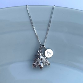 Personalised Honey Bee Necklace Personalised Honey Bee Necklace
