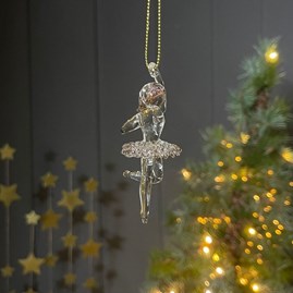 Hanging Glass Ballerina Decorations Hanging Glass Ballerina Decorations