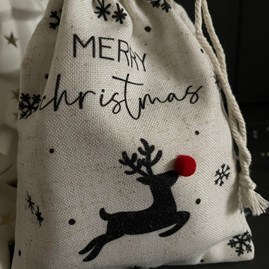 'Merry Christmas' Small Christmas Sack 'Merry Christmas' Small Christmas Sack