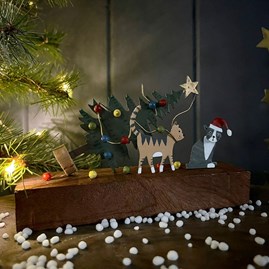 Cat Christmas Chaos Christmas Decoration Cat Christmas Chaos Christmas Decoration