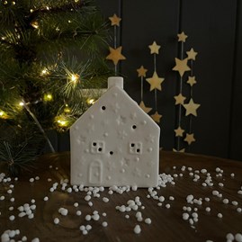 Porcelain Light Up Star House Porcelain Light Up Star House