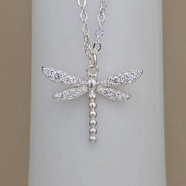 Sterling Silver Dragonfly Necklace Sterling Silver Dragonfly Necklace