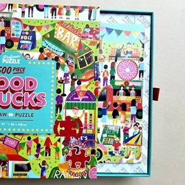 Food Trucks 500 Piece Jigsaw Puzzle Food Trucks 500 Piece Jigsaw Puzzle