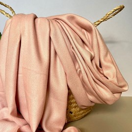 Super Soft Plain Pashmina Tassel Scarf in Light Pink