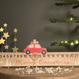 Wooden Merry Christmas Advent Rule Wooden Merry Christmas Advent Rule
