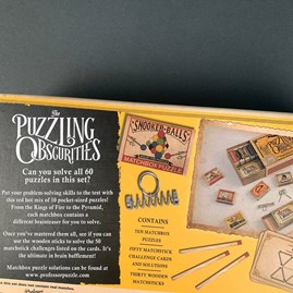 The Puzzling Obscurities Set Of Matchbox Puzzles The Puzzling Obscurities Set Of Matchbox Puzzles