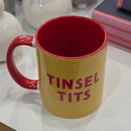 'Tinsel T*ts' Christmas Mug 'Tinsel T*ts' Christmas Mug