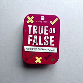 True Or False Game In A Tin True Or False Game In A Tin