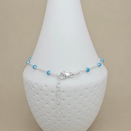 Turquoise Bead Anklet Turquoise Bead Anklet