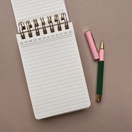 Twin Wire Notepad Wavy Stripes Twin Wire Notepad Wavy Stripes