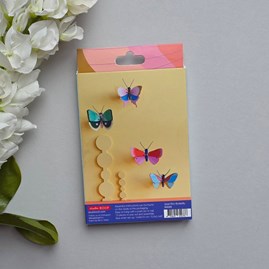 Wall Art - Gold Rim Butterfly Wall Art - Gold Rim Butterfly