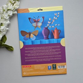 Wall Art - Large Plum Fringe Butterfly Wall Art - Large Plum Fringe Butterfly